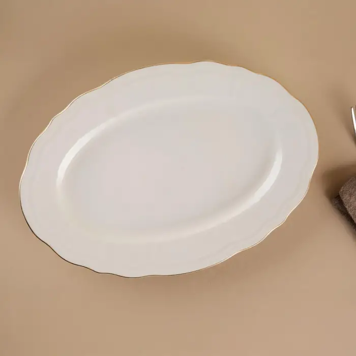 Aryıldız Tiffany Kayık Tabak 25 cm