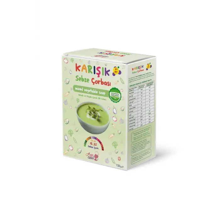 Aşçı Anne Karışık Sebze Çorbası - 6 + Ay