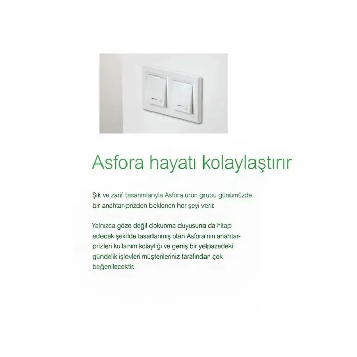 Asfora Plus Beşli Çerçeve Antrasit