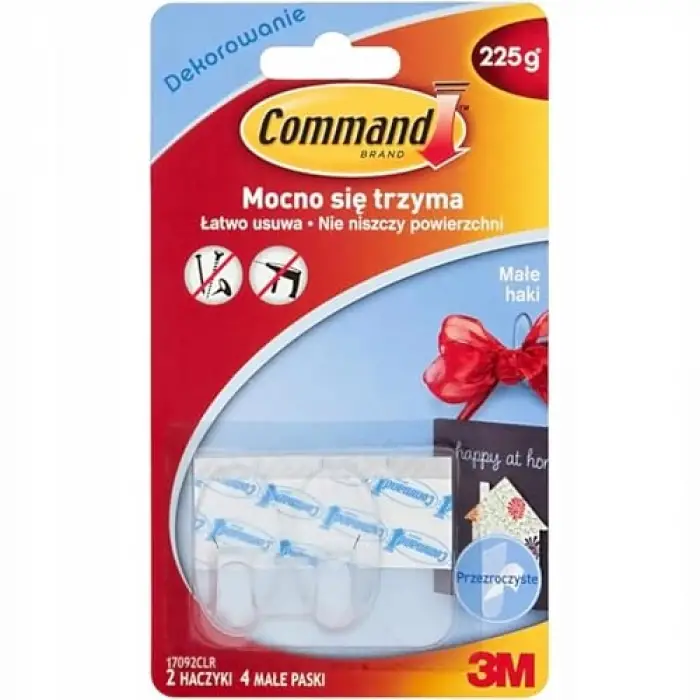 Askı, 3M Küçük Boy Şeffaf