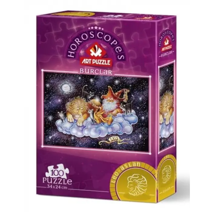 Aslan Burcu 100 Parça Puzzle