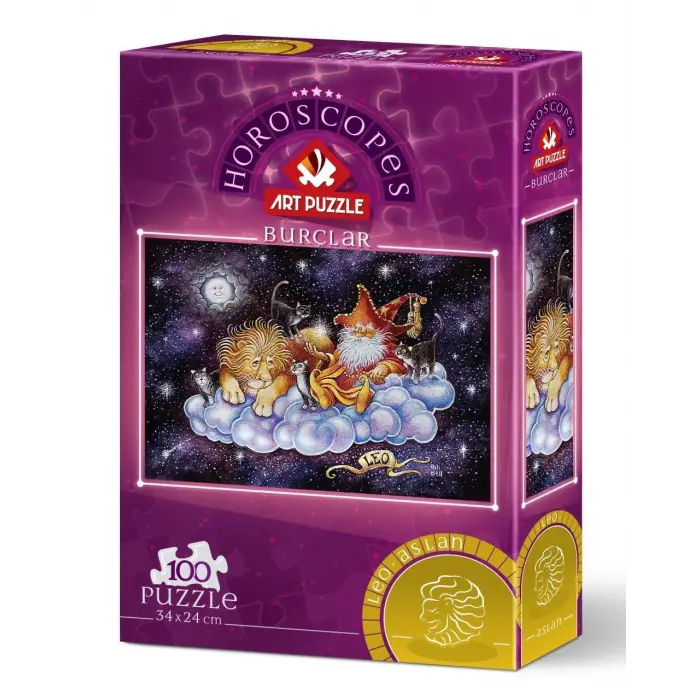 Aslan Burcu 100 Parça Puzzle