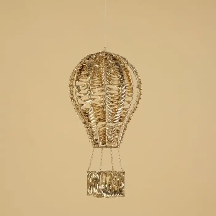 Asu Led Işıklı Balon Dekor 60 cm Altın