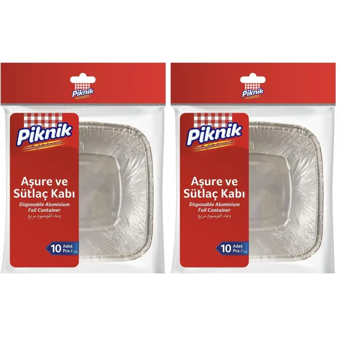 Aşure Sütlaç Kabı 10lu 2li set