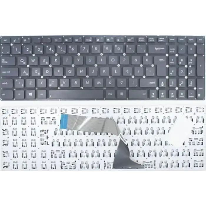Asus X550C Notebook için Türkçe Klavye, Siyah