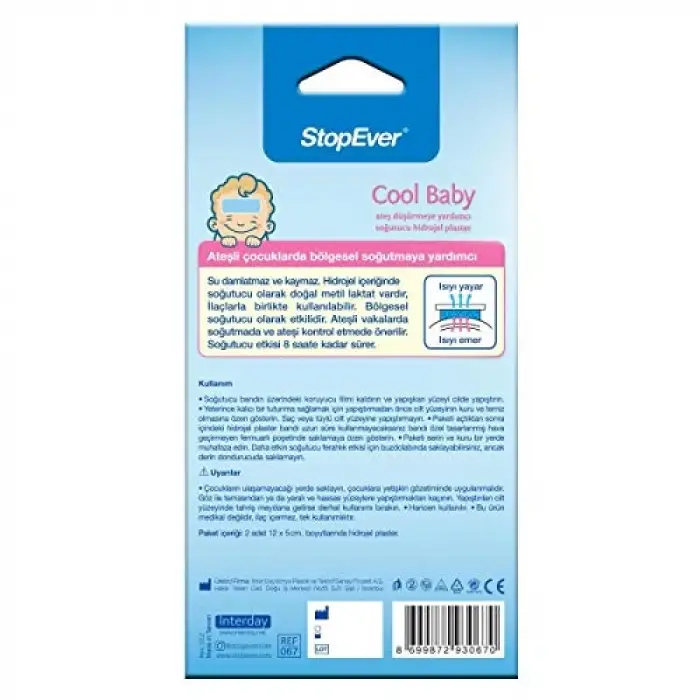 Ateş Düşürmeye Yardımcı Plaster (1 x 2 Adet)