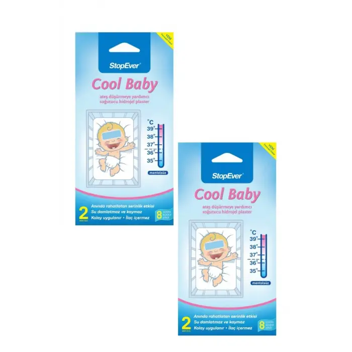 Ateş Düşürmeye Yardımcı Plaster (2 x 2 Adet)