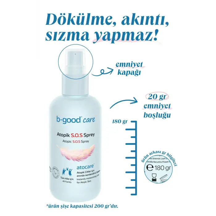 Atopık S.0.S Sprey 180 g
