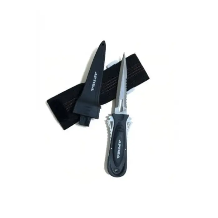 Attack Dalış Bıçağı; Kakıçlı, 11 cm, Siyah, 304SS Çelik