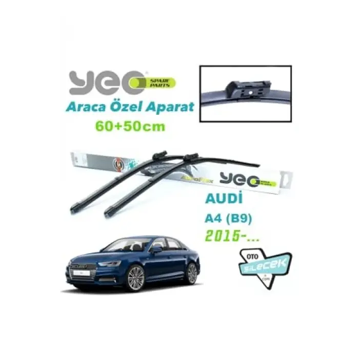 Audi A4 (B9) 2015- ile uyumlu Silecek Takımı