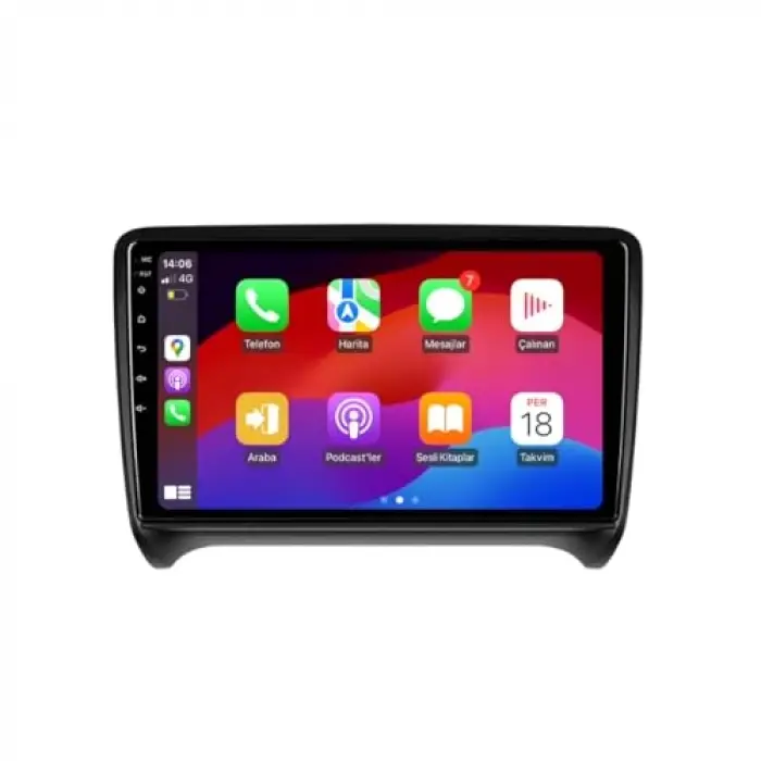 Audi TT ile Uyumludur Android Multimedya Sistemi 4-32 Blueway (2006-2014)