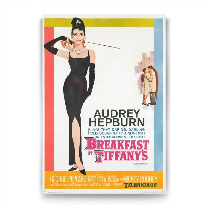 Audrey Hepburn - Breakfast Tablosu - 40x60cm