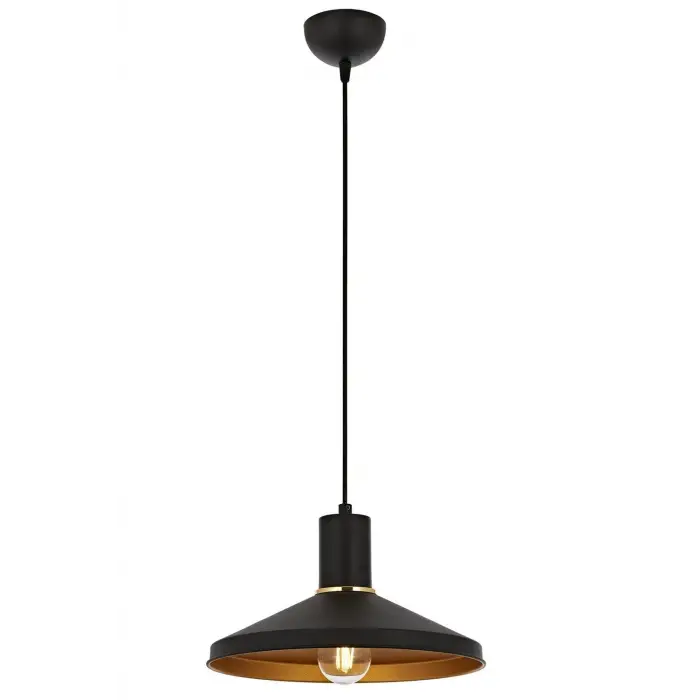 AV-4106-M24-Bsy Siyah Boyalı Modern Avize E27 Metal 30 cm
