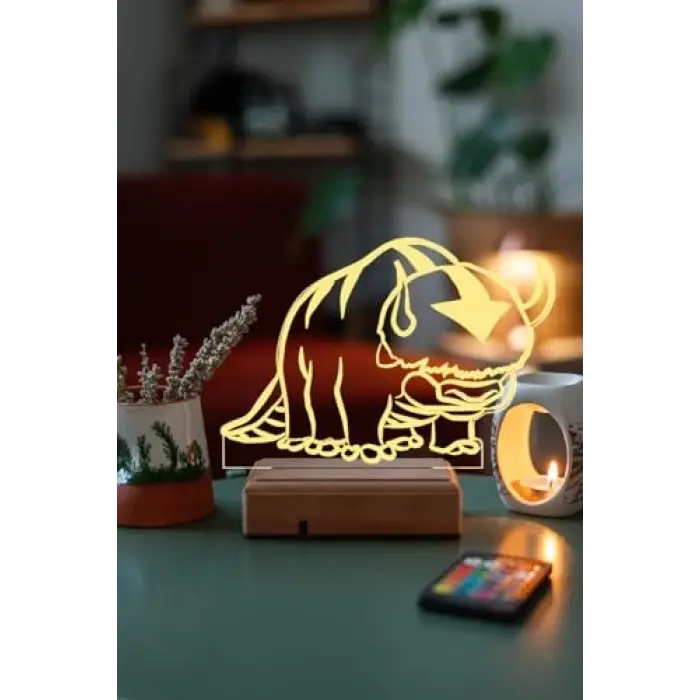 Avatar Appa 16 Renk Gece Lambası