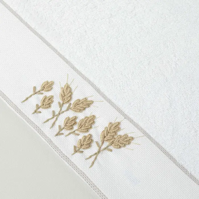 Avena Bambu 50x85 Cm Yüz Havlusu Ekru