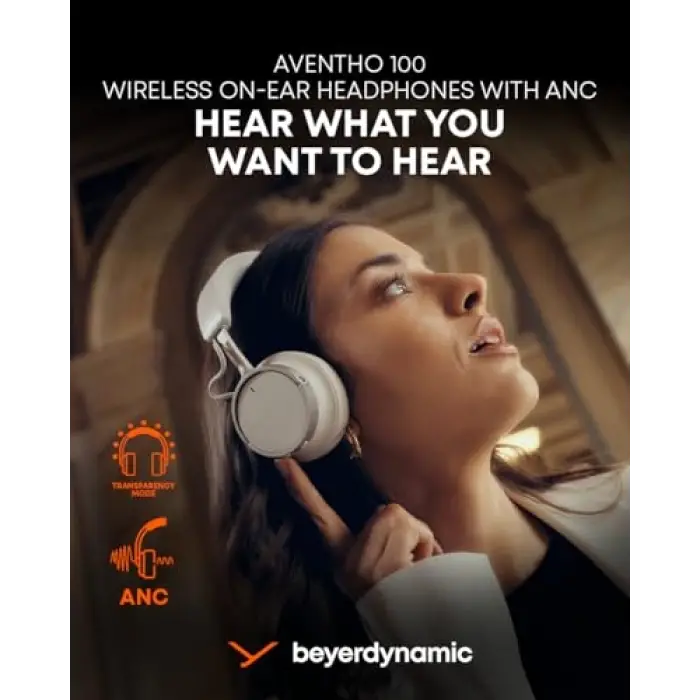 Aventho 100 Brown ANC özellikli Bluetooth Kulaklık