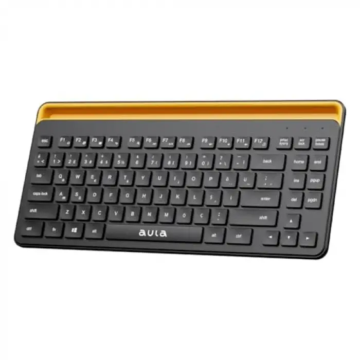 AWK310 Bluetooth 4.0 Kablosuz Telefon Tablet Standlı TKL Türkçe Q Klavye
