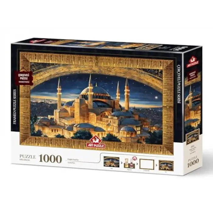 Ayasofya 1000 Parça Çerçeveli Puzzle