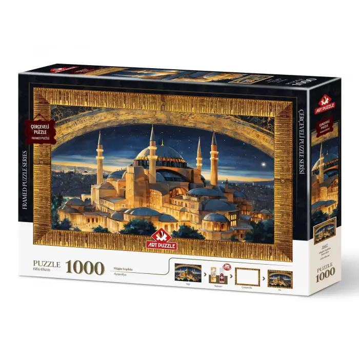 Ayasofya 1000 Parça Çerçeveli Puzzle