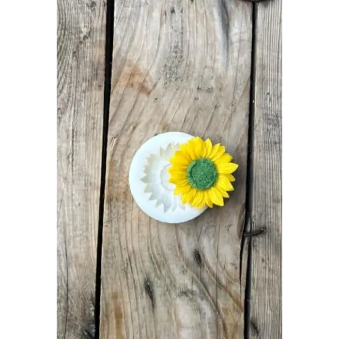 Ayçiçeği Tekli Mum Kalıbı (Silikon) (1 Adet)