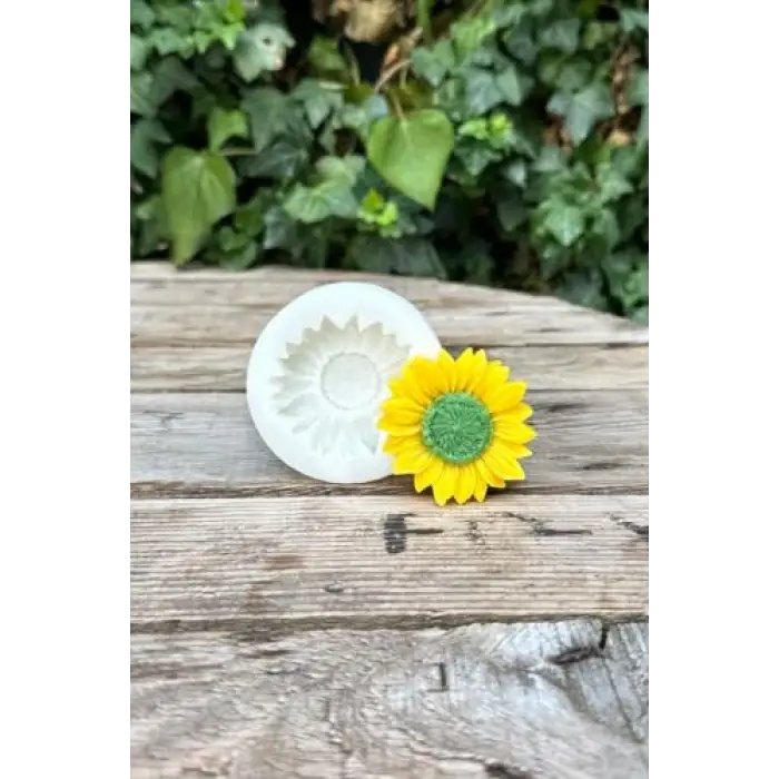 Ayçiçeği Tekli Mum Kalıbı (Silikon) (1 Adet)