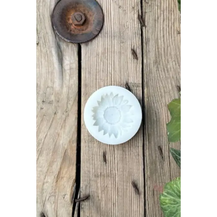Ayçiçeği Tekli Silikon Mum Kalıbı, 1 Adet