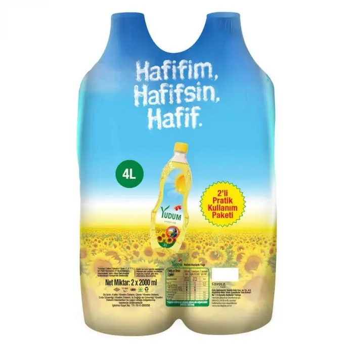 Ayçiçek Yağı 2x2 L Pet