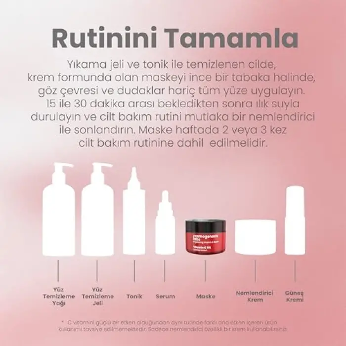 Aydınlatıcı C Vitamini Maske 50ml