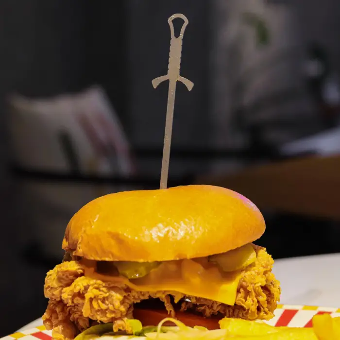 Ayısı® Sword™ 6 Adet Paslanmaz Çelik Burger Şişi