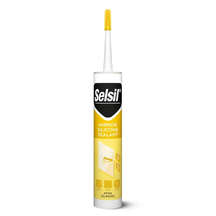 Ayna Silikonu, Şeffaf, 310 Ml