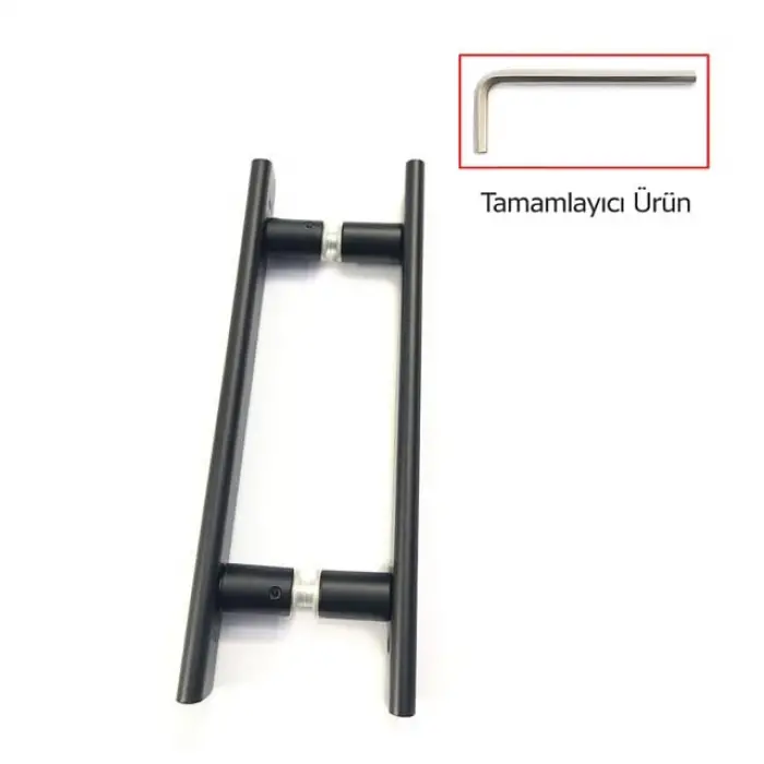 Ayrıntıshop Duşa Kabin Kapi Metal Siyah Kulp