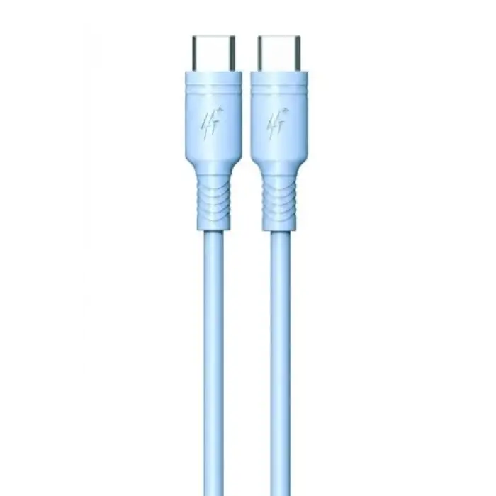 Azeada 60W Type-C to Type-C Şarj ve Data Kablosu 1m Yeşil PD-B82AY(Yeşil, Type-C to Type-C)
