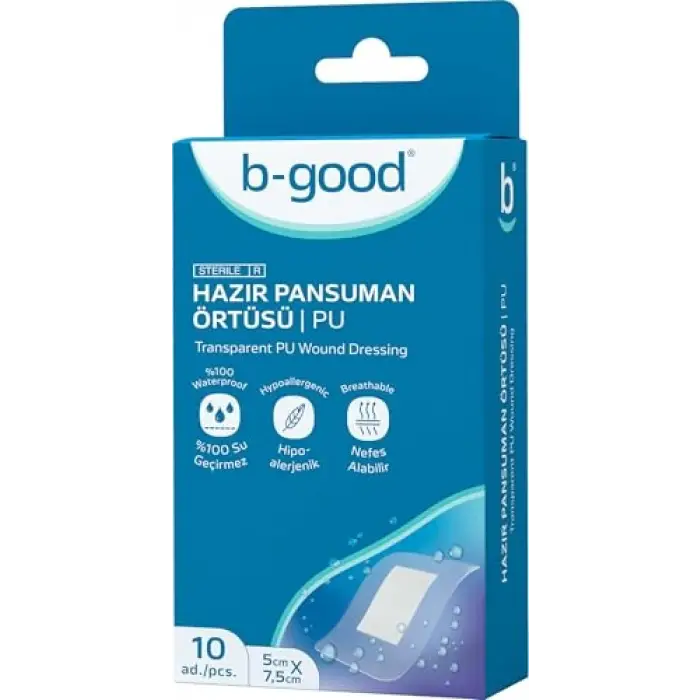B-GOOD-Hazır Pansuman Ortu 5 * 7,5 Cm 10lu