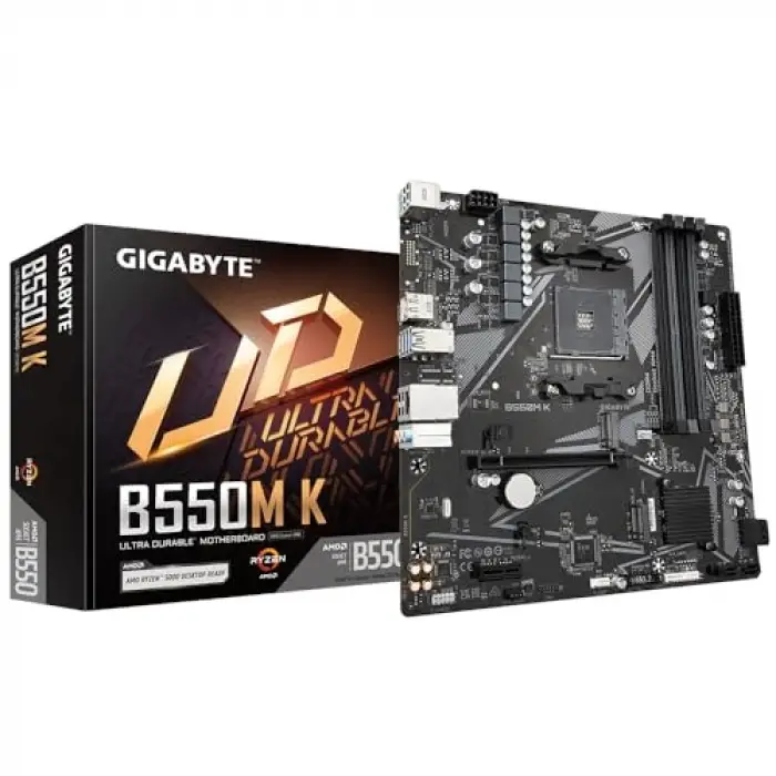 B550M K mATX Anakart, Amd AM4