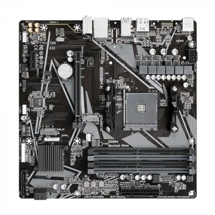B550M K mATX Anakart, Amd AM4