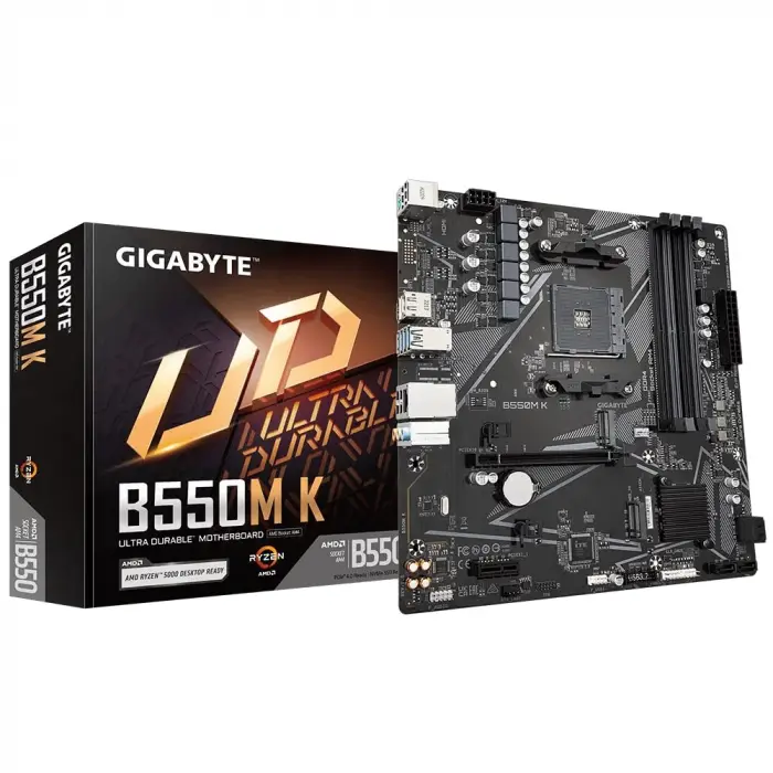 B550M K mATX Anakart, Amd AM4