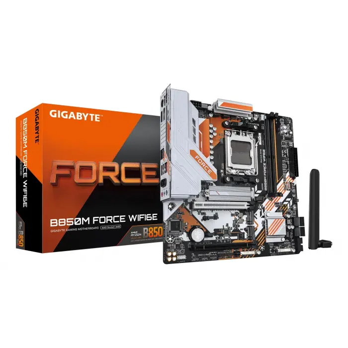 B850M Force WF6E mATX Anakart, Amd AM5