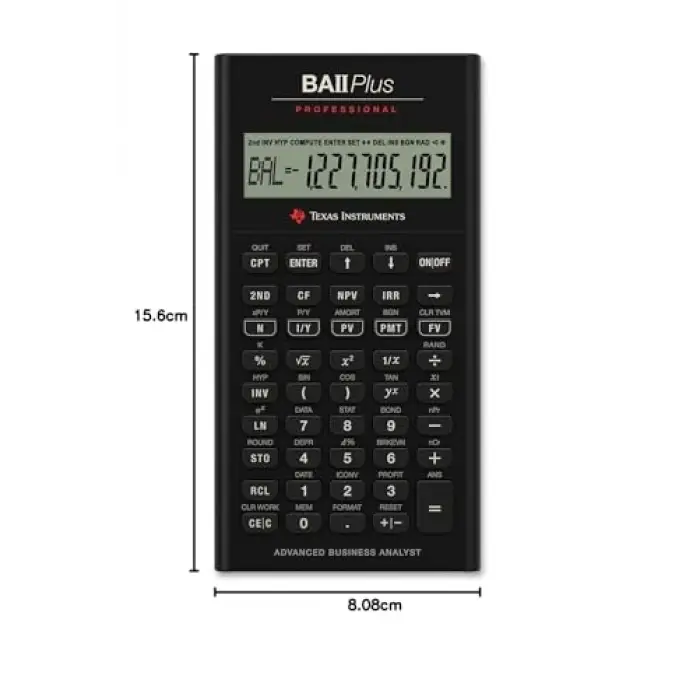 BA II Plus Professional Finansal Hesap Makinesi