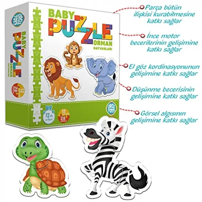 Baby Puzzle Orman Hayvanları