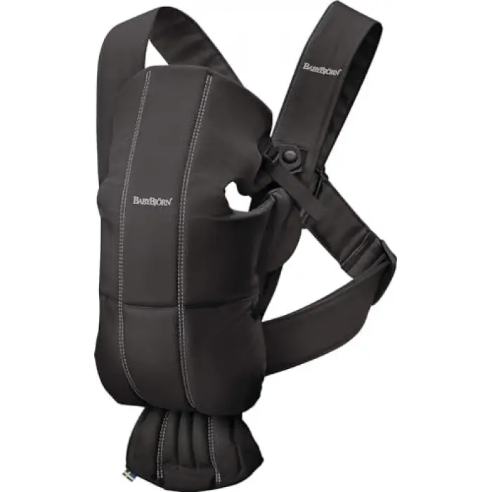 Babytrage Mini, Cotton, Schwarz