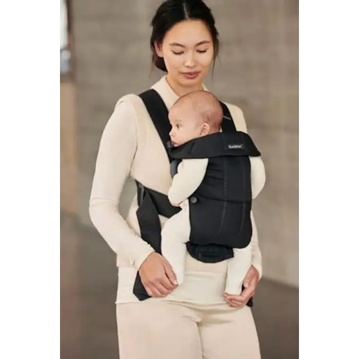 Babytrage Mini, Cotton, Schwarz