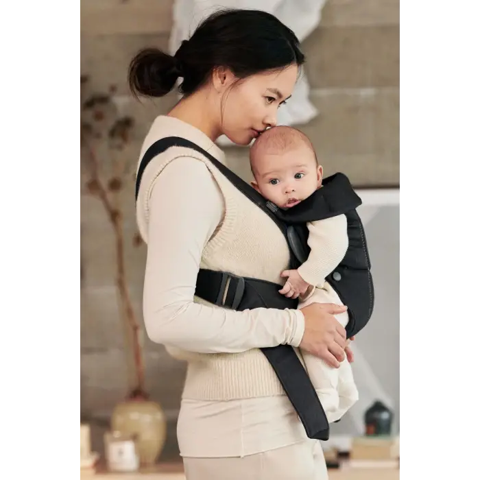 Babytrage Mini, Cotton, Schwarz