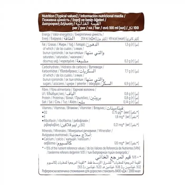 Badem Bitter Çikolata İçeceği 1000 ml