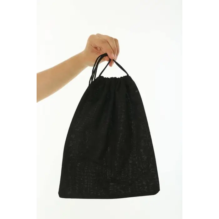Baghashtag Siyah Bez Kese 15 cm x 20 cm