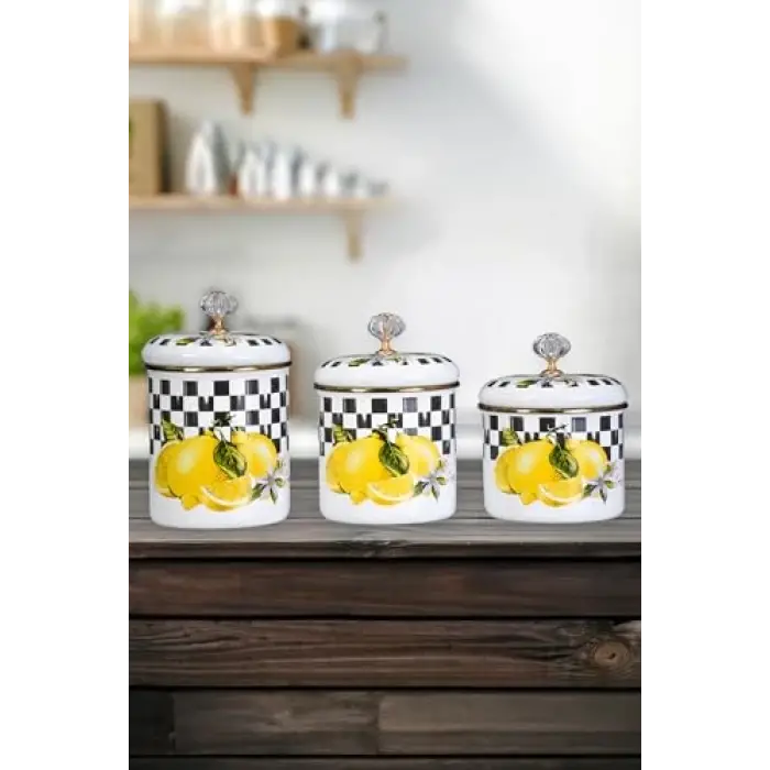 Baharatlık takımı, Lemon Emaye