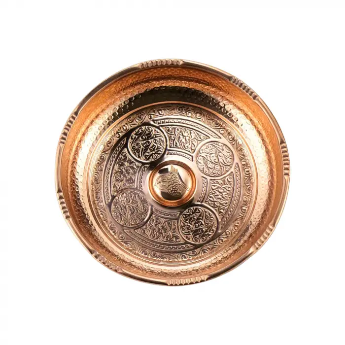 Bakır Hamam Tası 21 cm Çok Amaçlı Bakır Tas