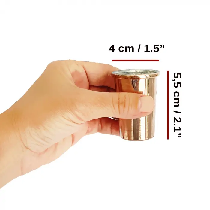 Bakır Shot Bardağı 30ml