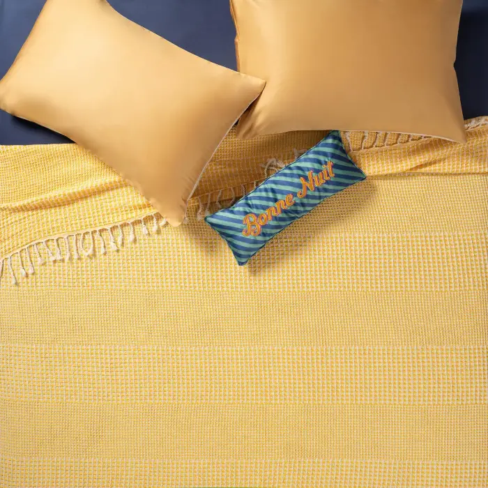 Baklan Sarı Kıng Sıze Tencel Pike