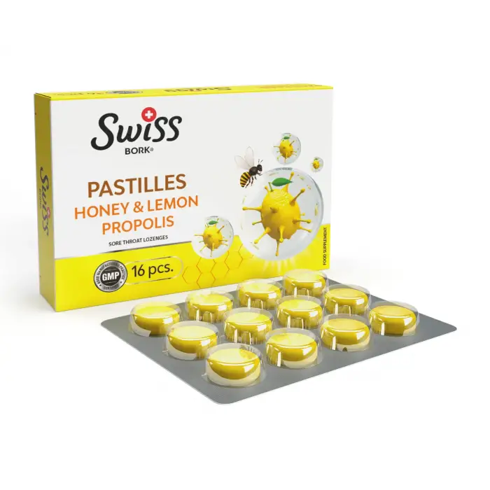 Bal & Limon &Propolis Aromalı Pastil