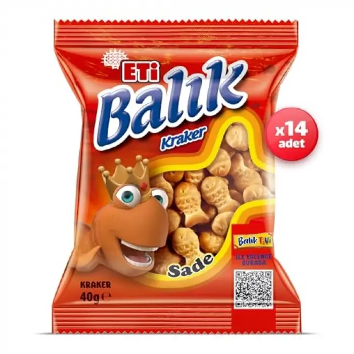 Balık Kraker 40 g x 16 Adet
